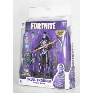 FORTNITE Legendary Series Skull Trooper Purple Glow Action Figure Rare